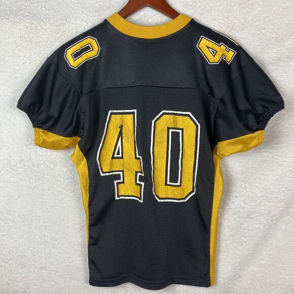 VTG Youth Russell Athletic Pittsburgh Steelers Mesh 40 Jersey Size L Made In USA - Picture 2 of 11